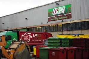 Leeds Paper Recycling occupies a large site in Stourton